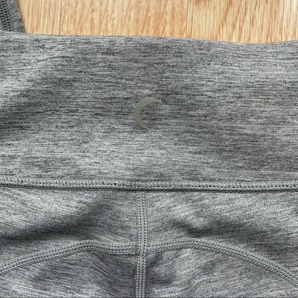 Zyia Active Gray/Green Striped Leggings - Size: 4 - Picture 11 of 11